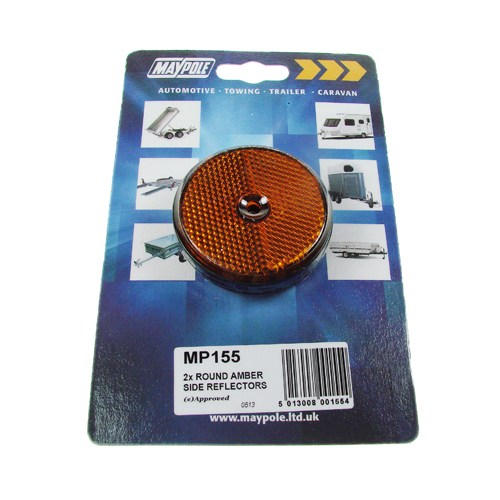 MP155 Radex Round Amber Reflector