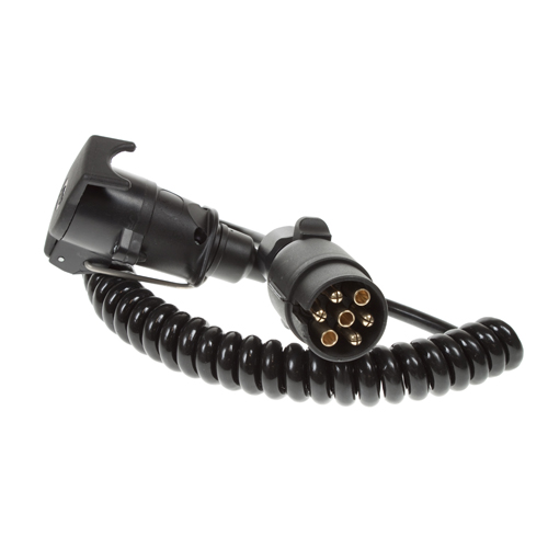 MP5885 1.5m 7 Pin N Type Curly Extension Lead (Plug To Socket)