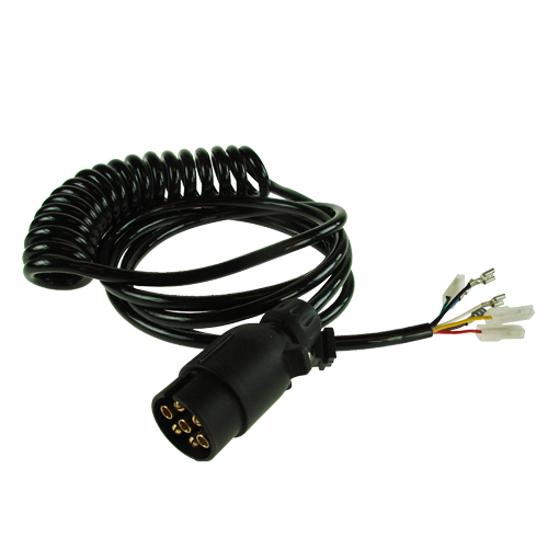 MP5909 7 Pin Trailer Connecting Lead With Spade Terminals