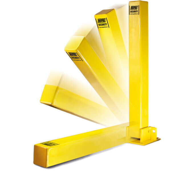 Fold Down Security Post Fixed With Bolts